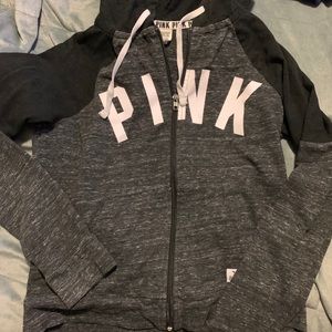 Pink zip up